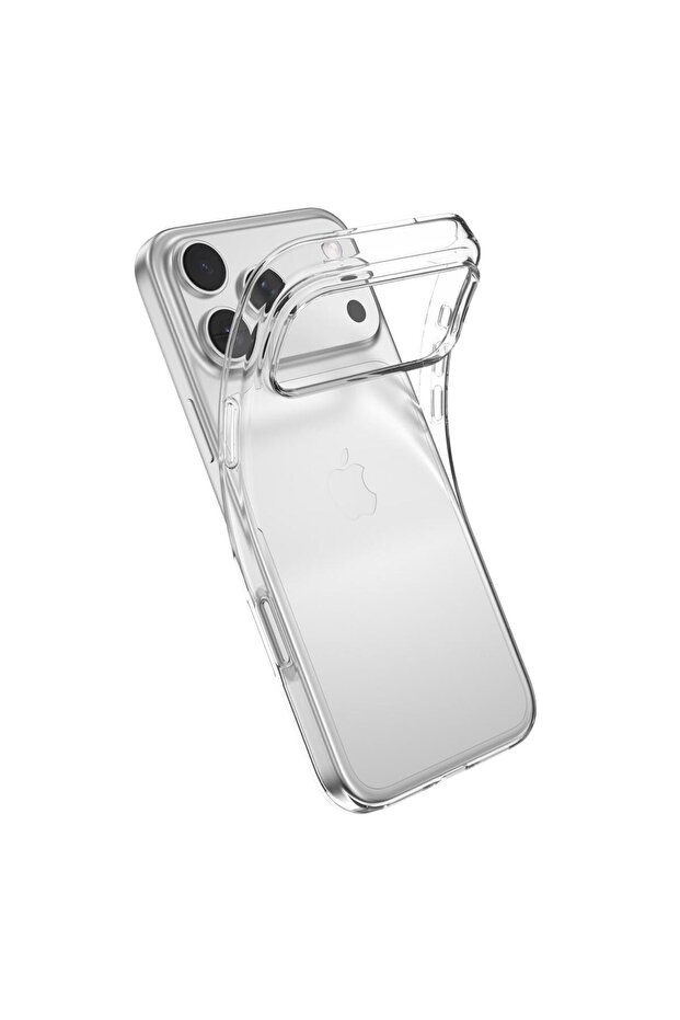 Husa Silicon Naked iPhone 17 Pro Max Transparent - 4