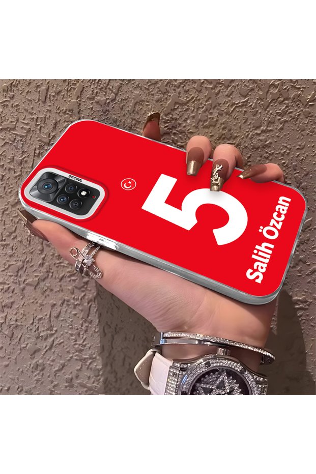 Silicone Edge Hard Back Phone Case Compatible with Redmi Note 11 Pro 5g Salih Özcan