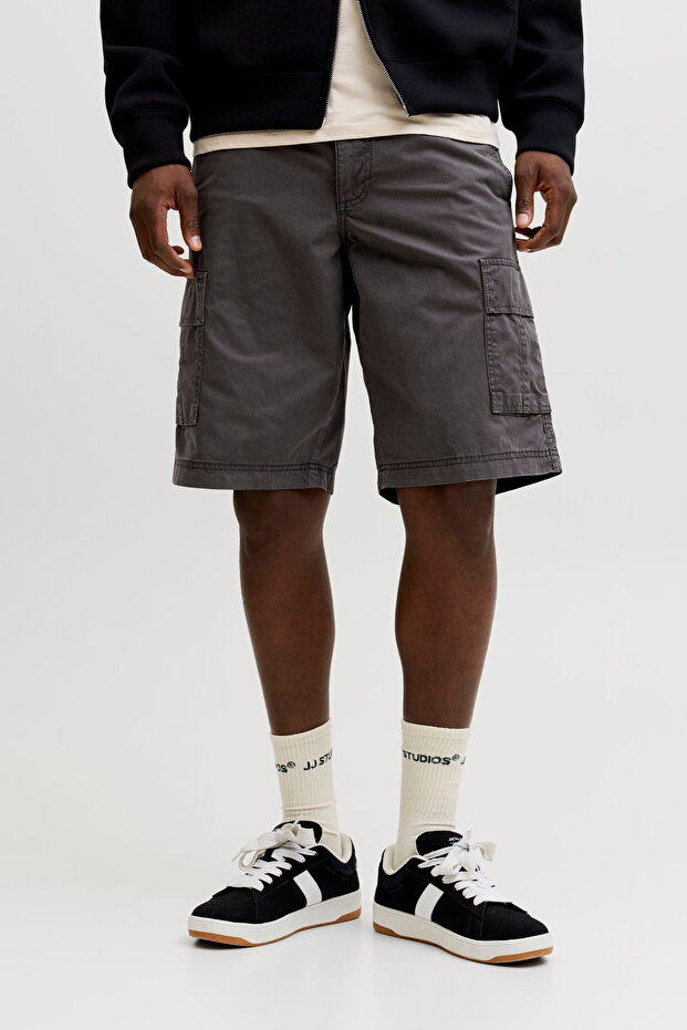Men Relaxed Fit Cargo Shorts
