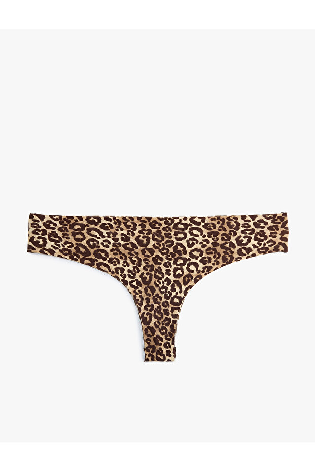 Leopard Patterned Brazilian Panties