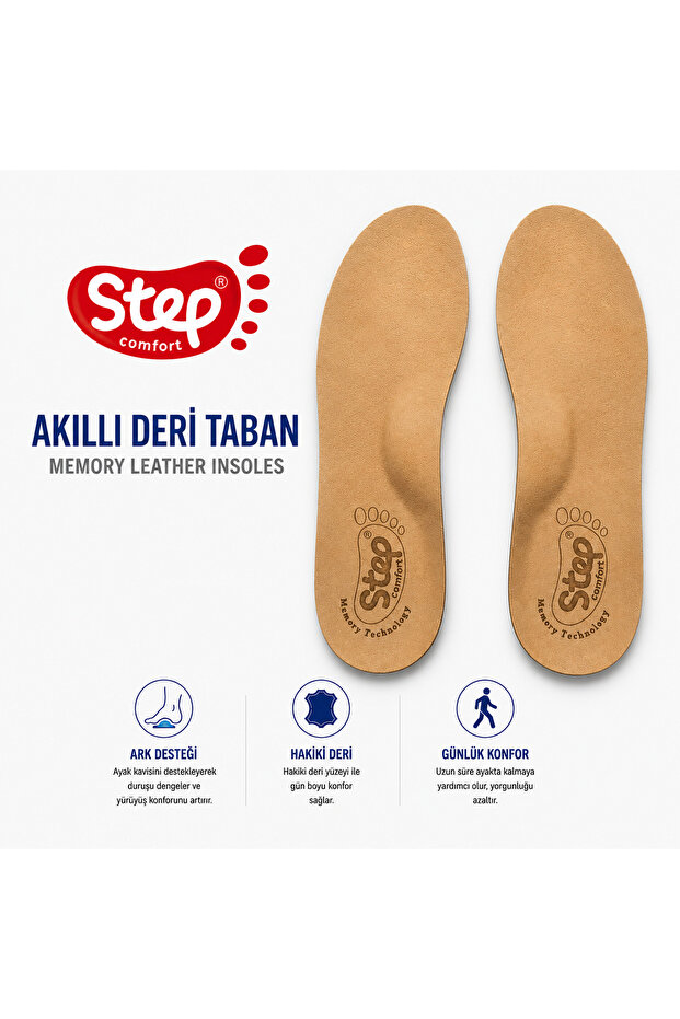 Memory Anatomik Deri Ayakkabı Tabanı