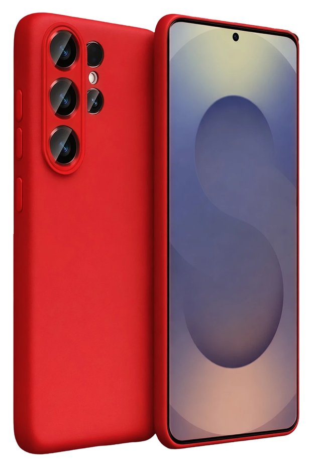 Ilkeshop New Galaxy S26 Ultra First Silicone Case (133601) - Red