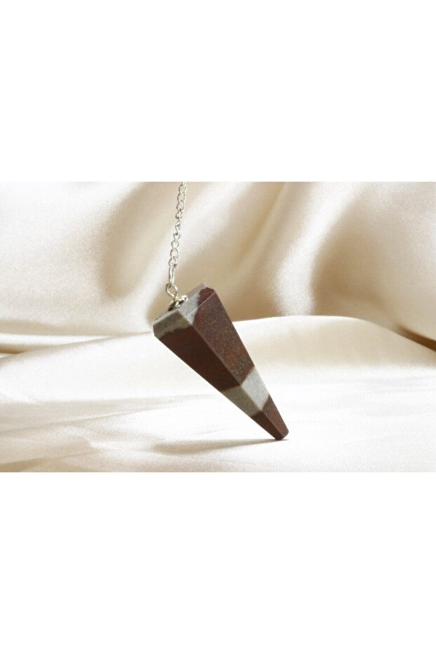 Jasper Pandula / Natural Stone Pandula / Reiki Pendulum