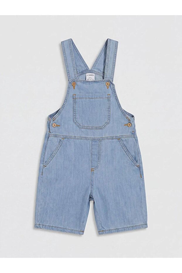 Square Collar Boy's Jean Salopet (S6)