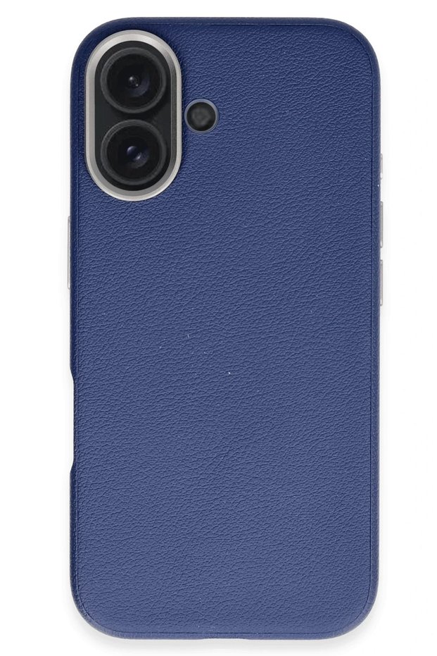 Ilkeshop iPhone 16 Wonder Leather Magsafe Cover (101626) - Navy Blue