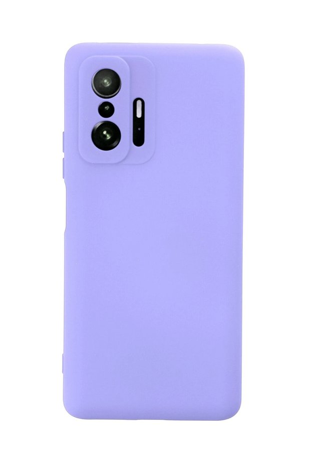 Shopilke Mi 11t Pro Case Nano Velvet Silicone (102912) - Lilac