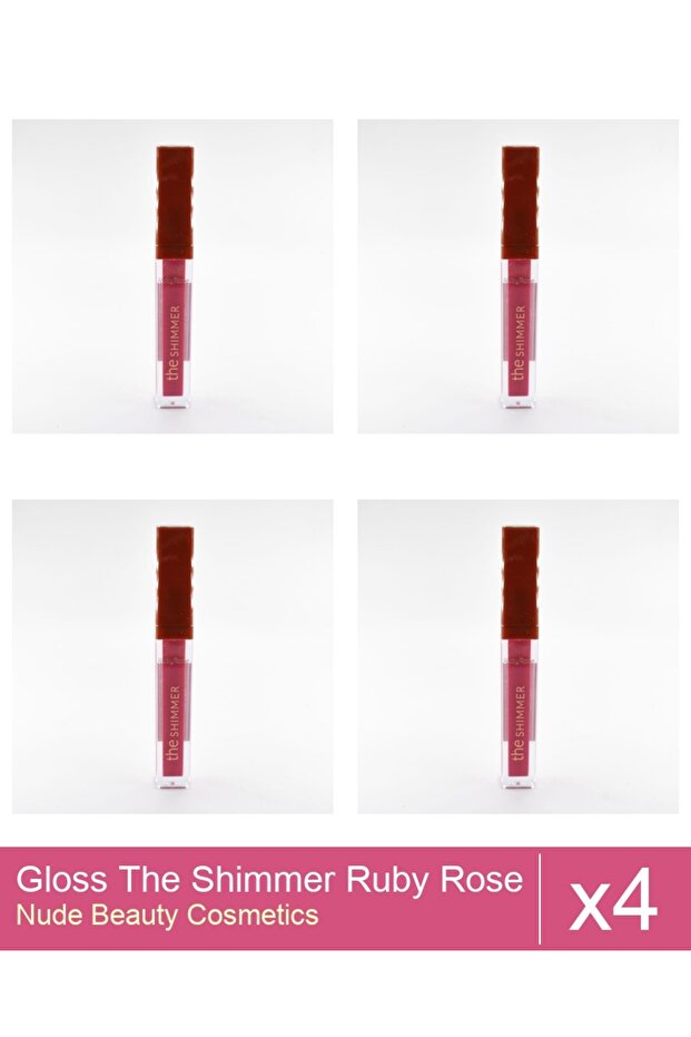 Set 4x Gloss The Shimmer Ruby Rose - 04 - 1