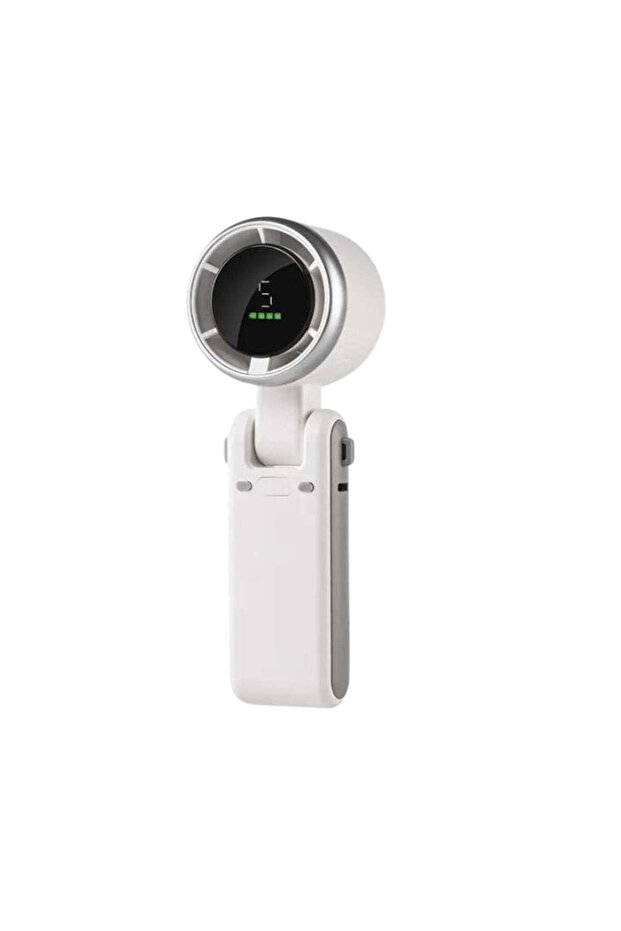 Handheld Folding Turbo Fan with 5-Speed Adjustment