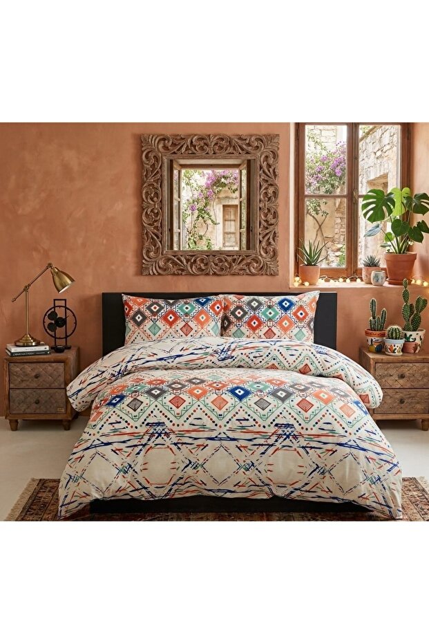 100% Cotton Duvet Cover Set with Double Elasticated Sheets |   Full Team