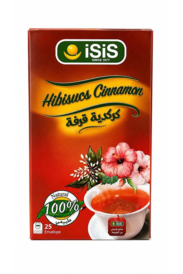 شاي كركديه وقرفة