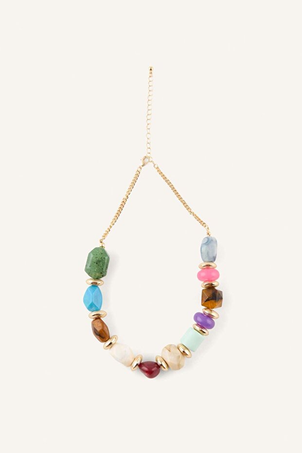 Women's Stone Necklace H5433Axns