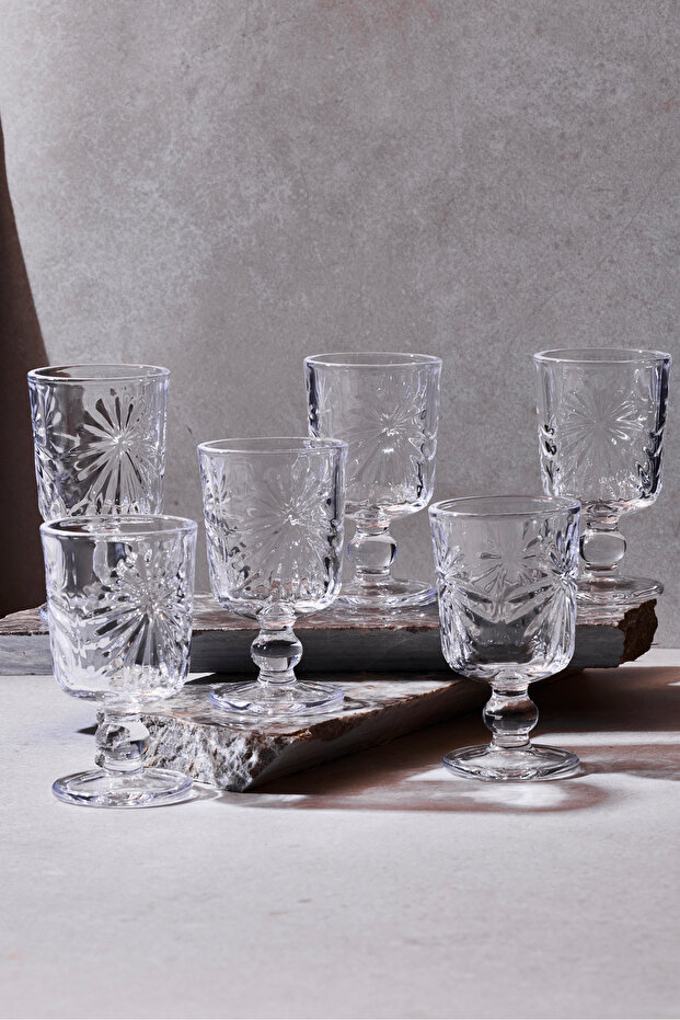 Ross Glass Set of 6 Coffee Side Glasses 60 ml