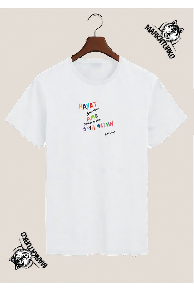 Witty Quotes Special Design Printed White T-Shirt