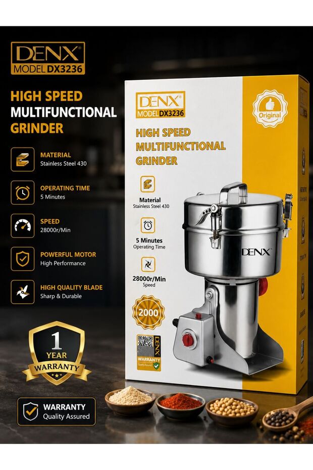 High Speed Home Spice and Grain Grinder,800g_DX3236
