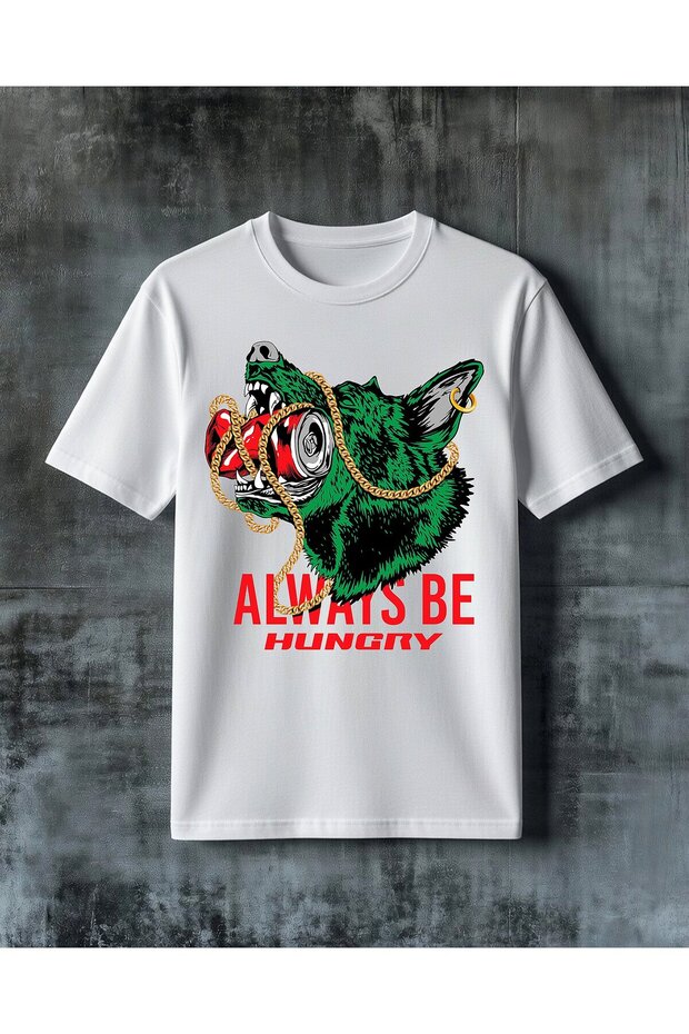 Always Hungry Aciort Printed Oversize T-Shirt