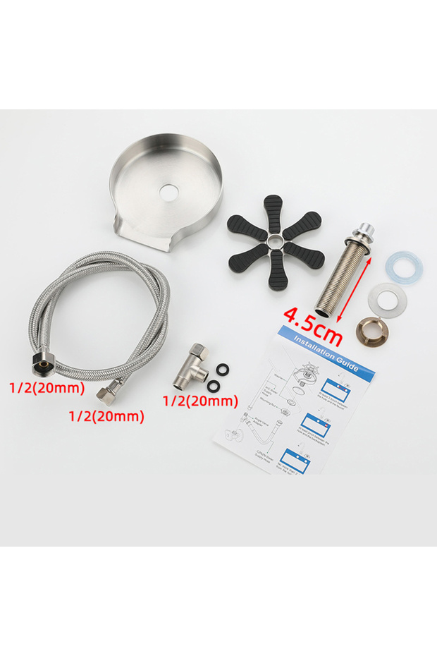 Set One (GB) Kitchen Sink Glass Cup Wash Automatic Stainless Steel Pressure Spray Washer Cup Tool C
