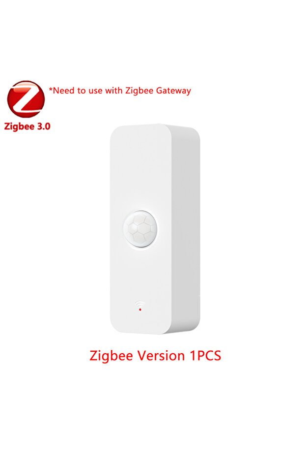مستشعر حركة PIR بتقنية Zigbee وWiFi من Tuya مع تحكم عن بعد عبر تطبيق SmartLife، متوافق مع جوجل