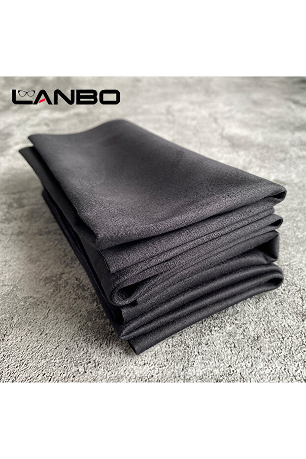 2pcs black 2/5/10pcs 35*35cm Big Size Eyeglasses Chamois Glasses Cleaner Microfiber Eyeglasses Clean