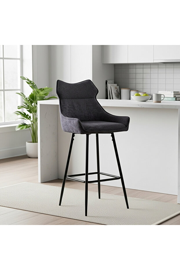 Contemporary Upholstered Bar Stool