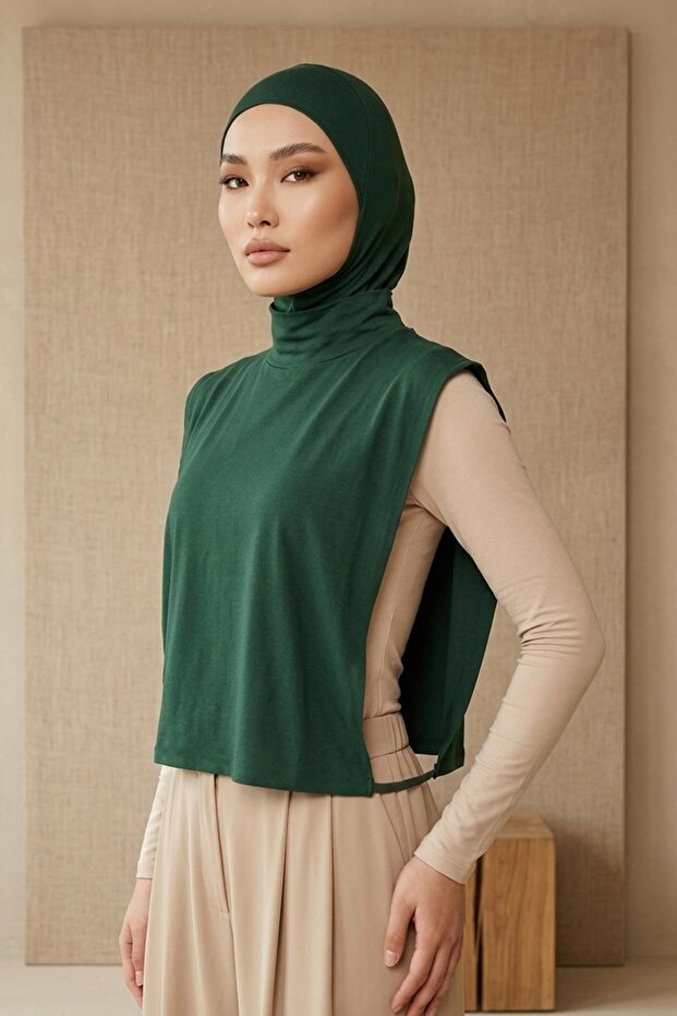 طقم ياقة عنق من القطن الممشط، DK-2