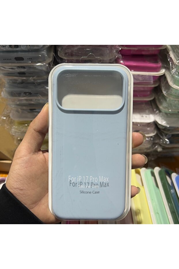 iPhone 14 Pro Baby blue Original Silicone Case for iPhone 16 15 14 13 Pro Max Plus 12 11 Cover Premi