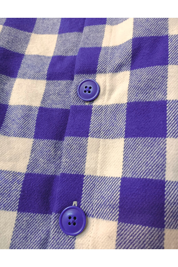 Oversize Jacket, Blue/White - 2