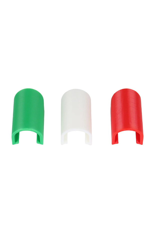3pcs 3pcs Car Front Grill Covers Italian Tricolore Durable Plastic Grill Cover for Fiat Abarth 595 S