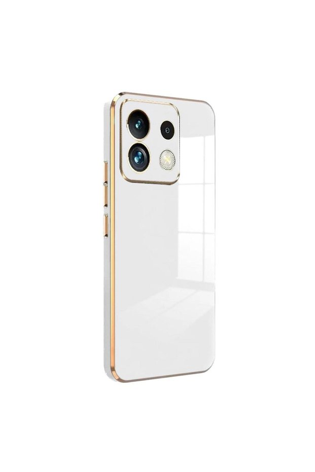 حافظة هاتف Xiaomi Redmi Note 13 5G من السيليكون - أبيض