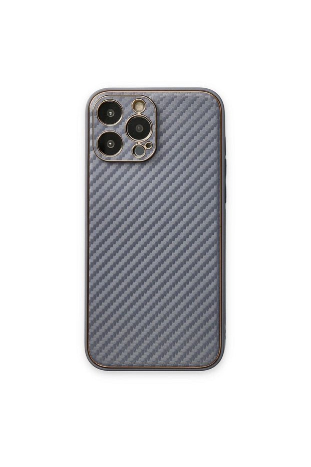 Apple iPhone 13 Pro Case Coco Carbon Silicone - Gray