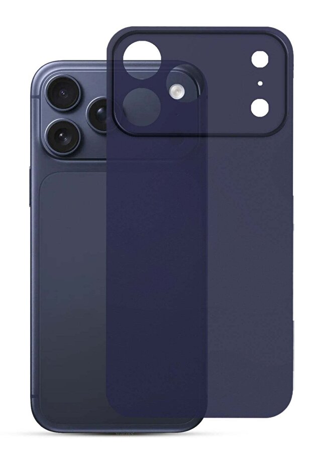 Air Skin Case Cover for Apple iPhone 17 Pro - Sturdy Back Cover - Durable Thin Case - Drop Protection Cover - Blue-1