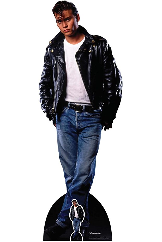 SC1676 Wade Walker Johnny Depp Cry Baby Lifesize Cardboard Cutout Gift For Fans Official Merchandise- Regular