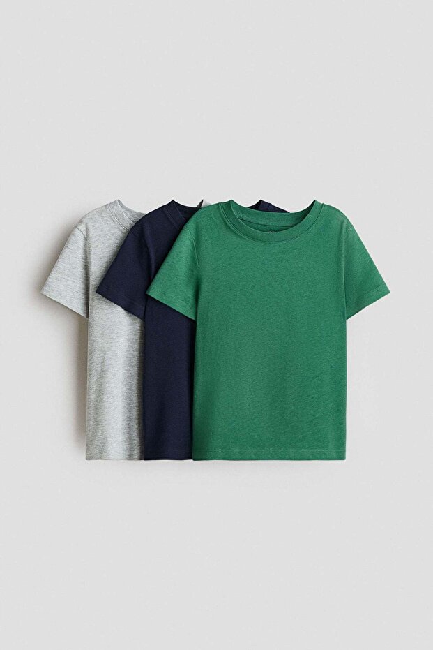 3-pack cotton T-shirts