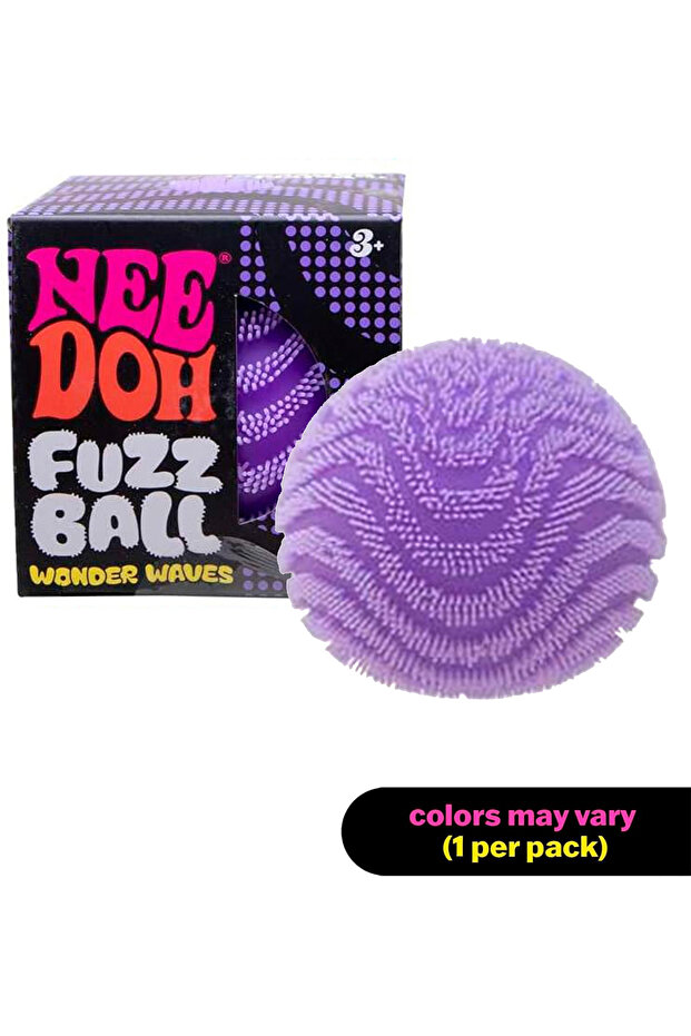 Fuzz Ball –Sensory Stress Relief Squeeze Ball- One Per Pack (Wonder Waves)