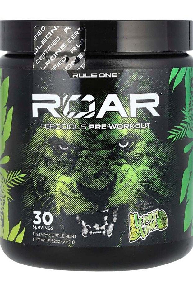 Roar Ferocious PreWorkout Lemon Lime 9.52 oz (270 g)