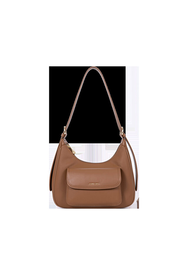 Ladies Hand Bag with adjustable JLSU26-27, Brown