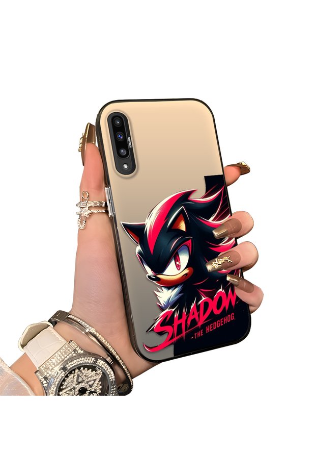 Samsung Galaxy A50/A50S/A30S Compatible Hard Acrylic Back Silicone Edge Lens Protection Case