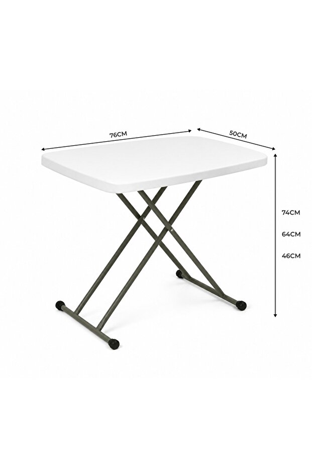 طاولة قابلة للطي متعددة الاستخدامات | Folding Table Adjustable Height - 1