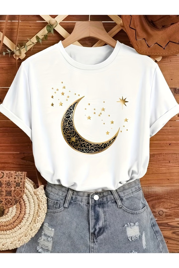 Unisex Comfortable Fit Tshrit Mixed Printed Tshirt