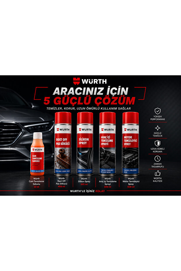 5'li Araç Bakım Seti - 3