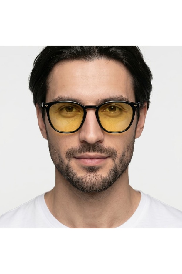 Unisex Acetate Anti-Glare Protective Eyeglasses Mt9576
