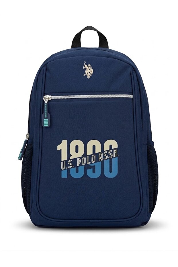 Unisex Navy Blue Large Capacity Laptop and Book Backpack Plcan26077