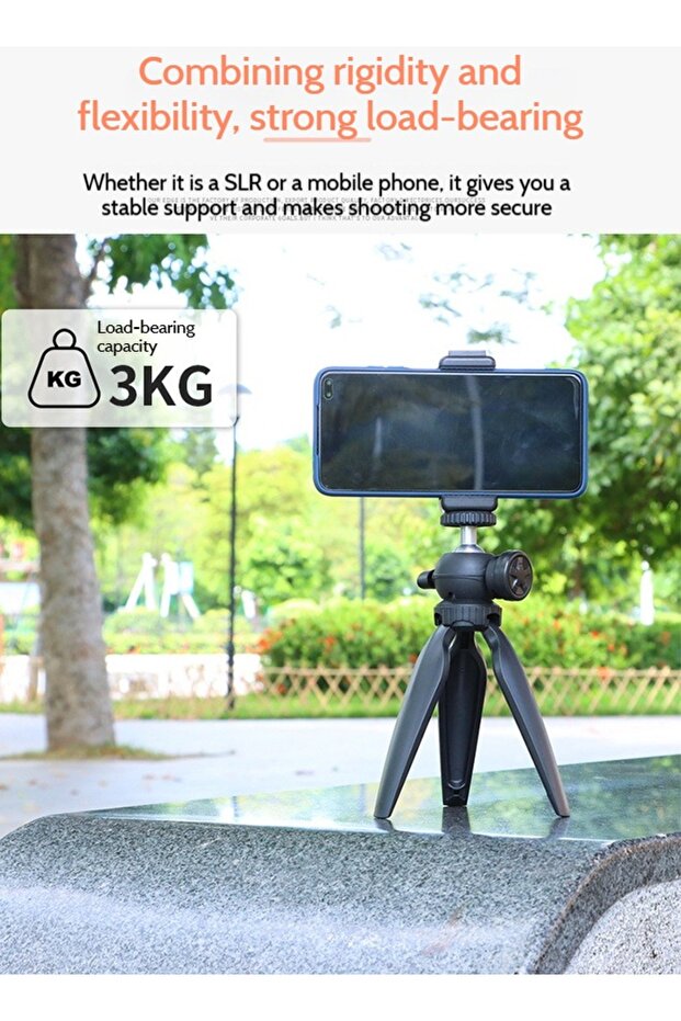 Mini Tabletop Triangle Bracket for Camera Phone Projector - 7