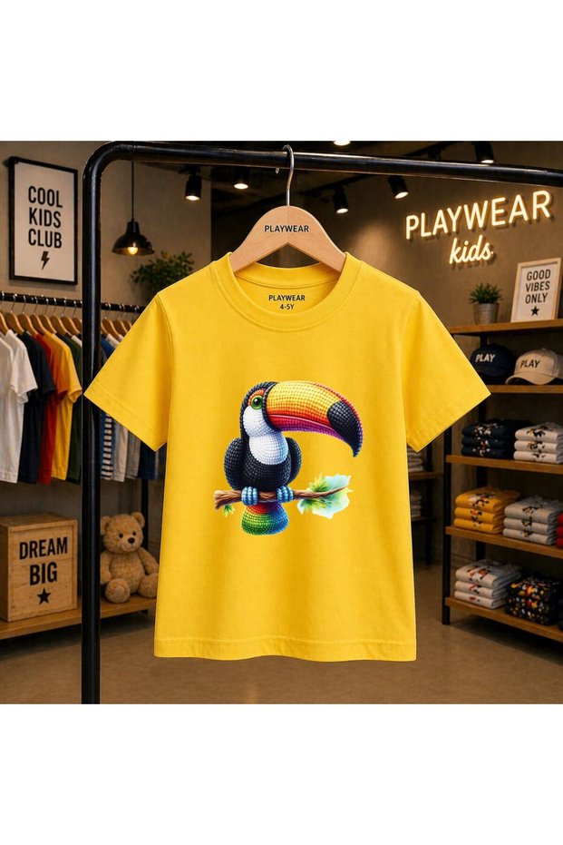 Kukuman Printed 100% Children's Unisex T-Shirt 5 6 -7 8-9 10 -11 12 Years Old