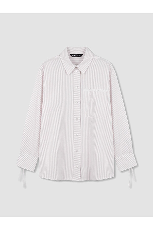 Nevavm Striped Oversize Women's Shirt Tunic with a Difference