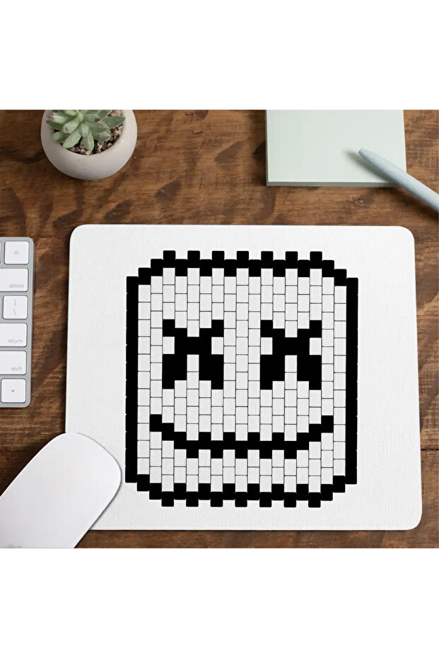 Mousepad Marshmello Pixel Art Minecraft - 4