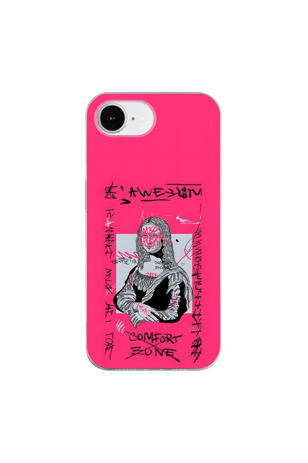 iPhone 16E Compatible Graffiti 1 Design Transparent Case