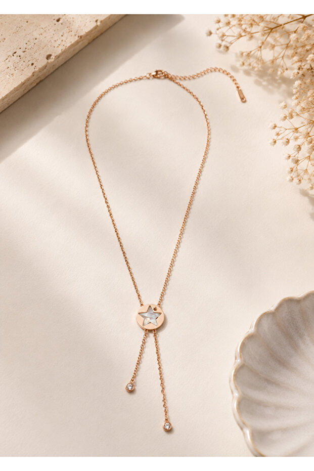 Star Model Steel Necklace