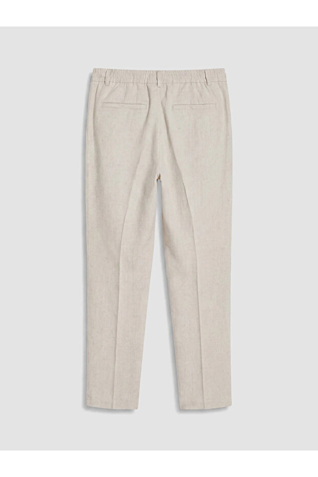 Beige Regular Fit Men's Chino Pants
