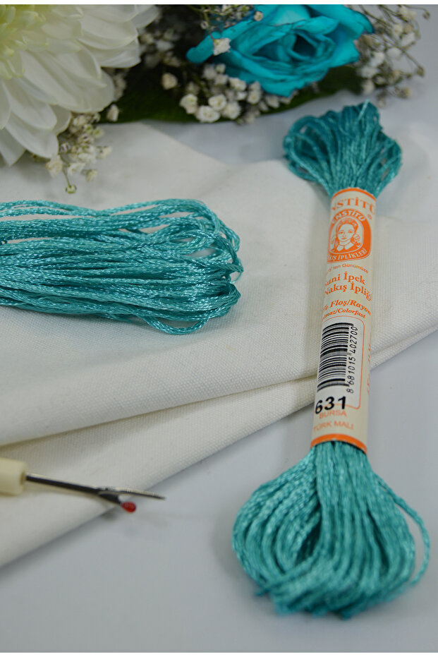 Hand Embroidery Silk, Laundry Silk, Rayon, Shiny Silk Texture, Colorfast