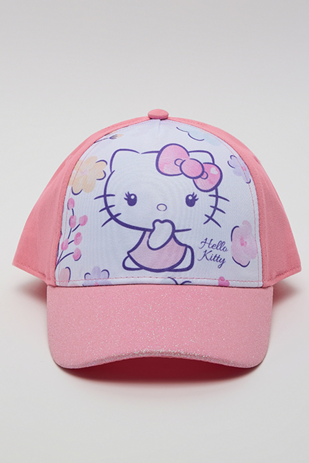 Hello Kitty Print Baseball Cap - 1